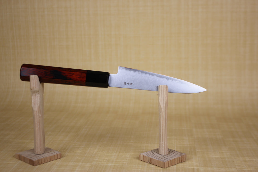 Kanjo Aogami super Petty knife 120 mm Japanese Handle Red