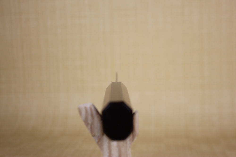 Kanjo HAP40 180 mm Santoku knife Japanese style octagon Red Handle