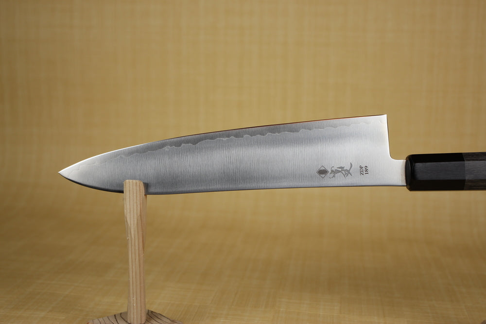 Kanjo ZDP-189 210 mm  Chef's knife Japanese style octagon Gray Handle