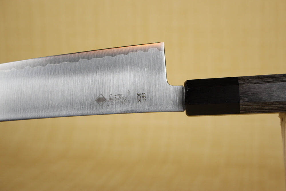 Kanjo ZDP-189 210 mm  Chef's knife Japanese style octagon Gray Handle