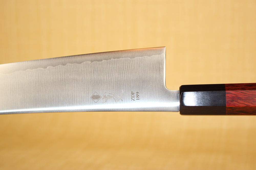 Kanjo ZDP-189 240 mm Chef's knife Japanese style octagon Red Handle