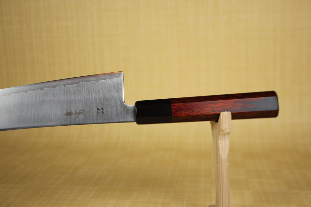Kanjo ZDP-189 240 mm Chef's knife Japanese style octagon Red Handle