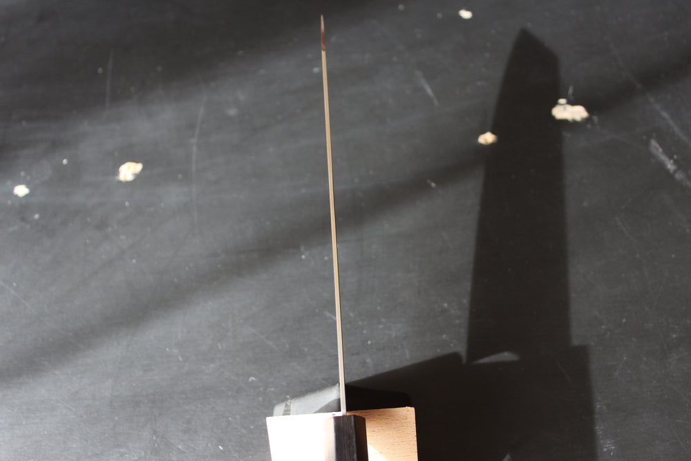 Seki Kanetsugu Zuiun SG2/R2 powder steel  petty knife Bunka 150 mm 64 damascus