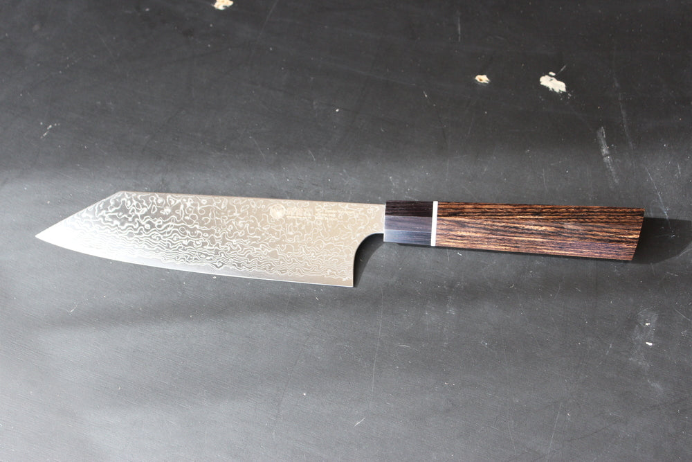 Seki Kanetsugu Zuiun SG2/R2 powder steel Bunka knife 180 mm 64 damascus USA
