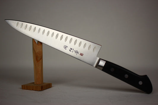 Seki Souma Molybdenum steel Hollow Gyuto chef knife 210 mm Black handle US stock