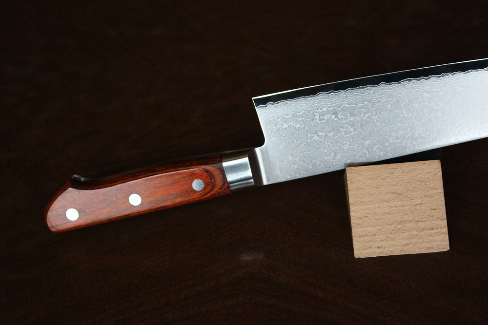 Kyoto Tamahagane 63 layer Damascus Molybdenum steel Chef's knife 240 mm US stock