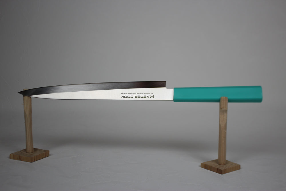 Kataoka MASTER COOK 24cm Premium Yanagiba Knife with Antibacterial Green Handle US stock