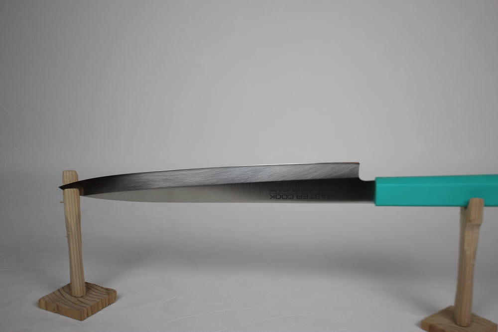 Kataoka MASTER COOK 24cm Premium Yanagiba Knife with Antibacterial Green Handle US stock