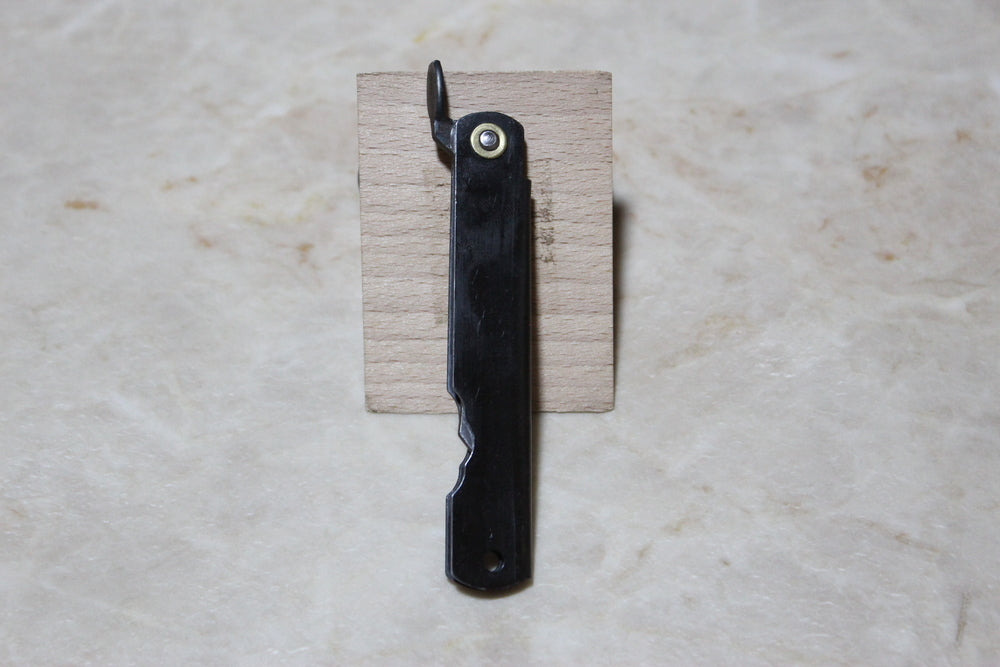 Higonokami Folding pocket knife SK steel warikomi black handle 160 mm US stock