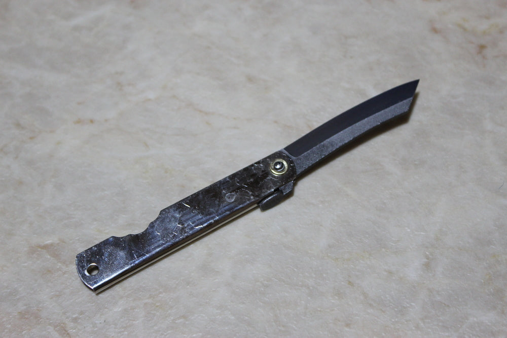 Higonokami Japanese Folding Pocket Knife Full SK steel Silver handle 160 mm