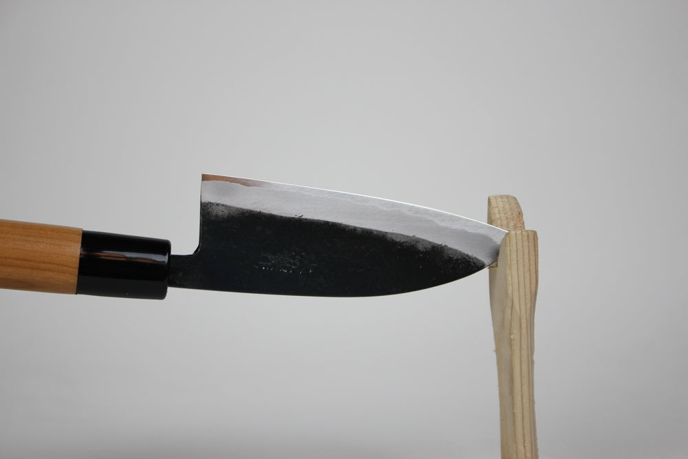 Daisuke Nishida Small fillet knife 110 mm white 1 steel core Kurouchi hand forge welding