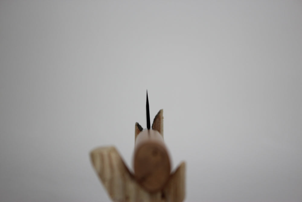 Daisuke Nishida Small fillet knife 110 mm white 1 steel core Kurouchi hand forge welding