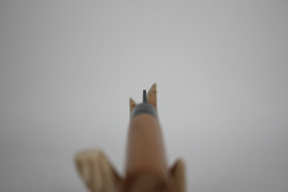 Daisuke Nishida Small fillet knife 110 mm white 1 steel core Kurouchi hand forge welding