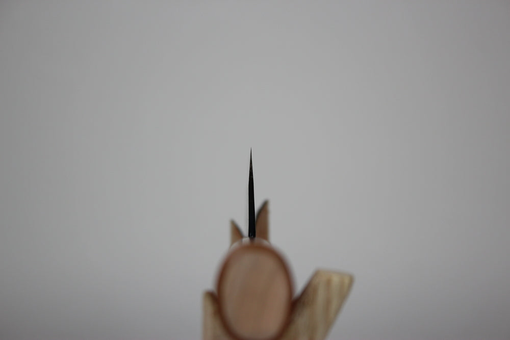 Daisuke Nishida white 1 Santoku knife 180 mm Kurouchi hand forge welding