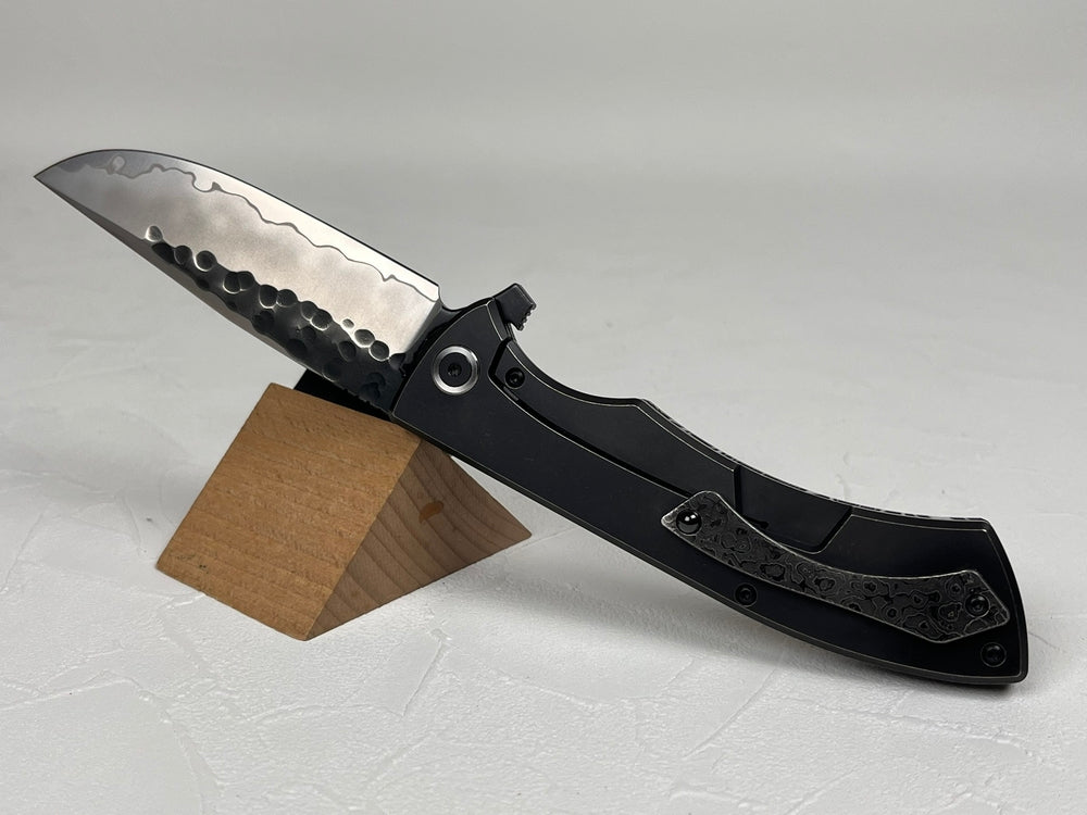 Nigara SG2 kurouchi tsuchime folding knife 96 mm edge length G10 handle