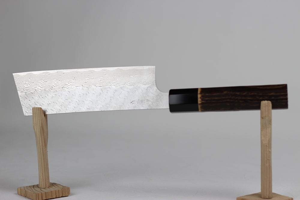 Nigara Hamono SPG STRIX Tsuchime Nakiri knife 170mm