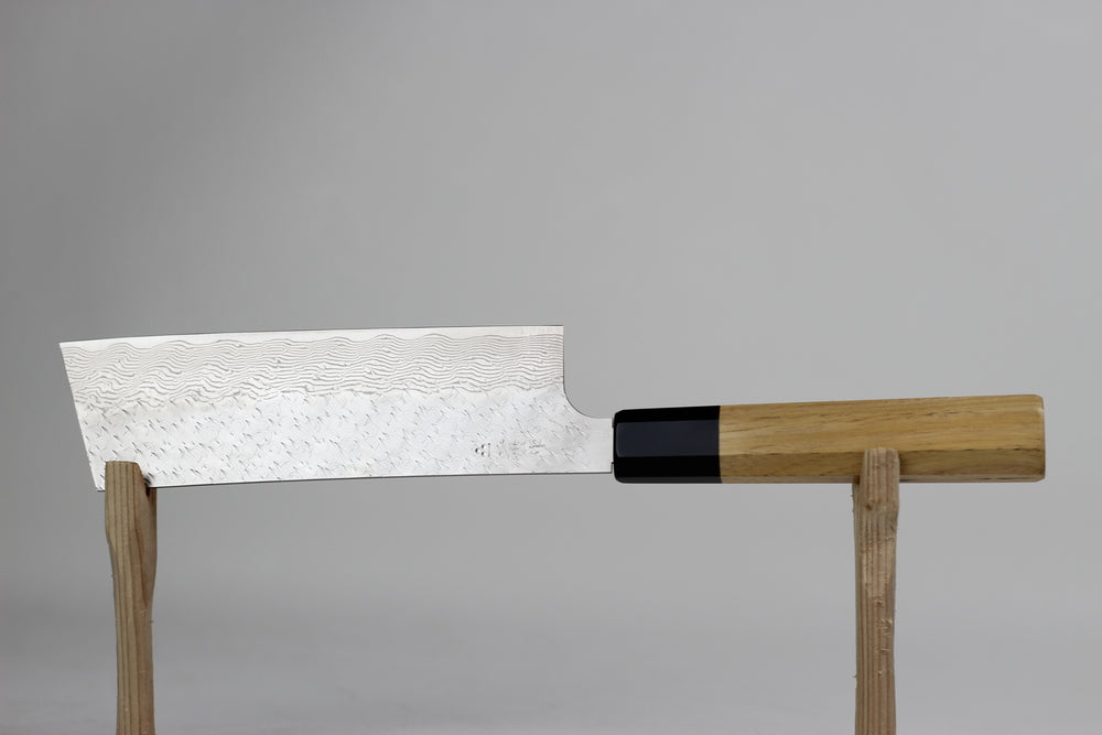 Nigara Hamono SPG STRIX Tsuchime Nakiri knife 170mm