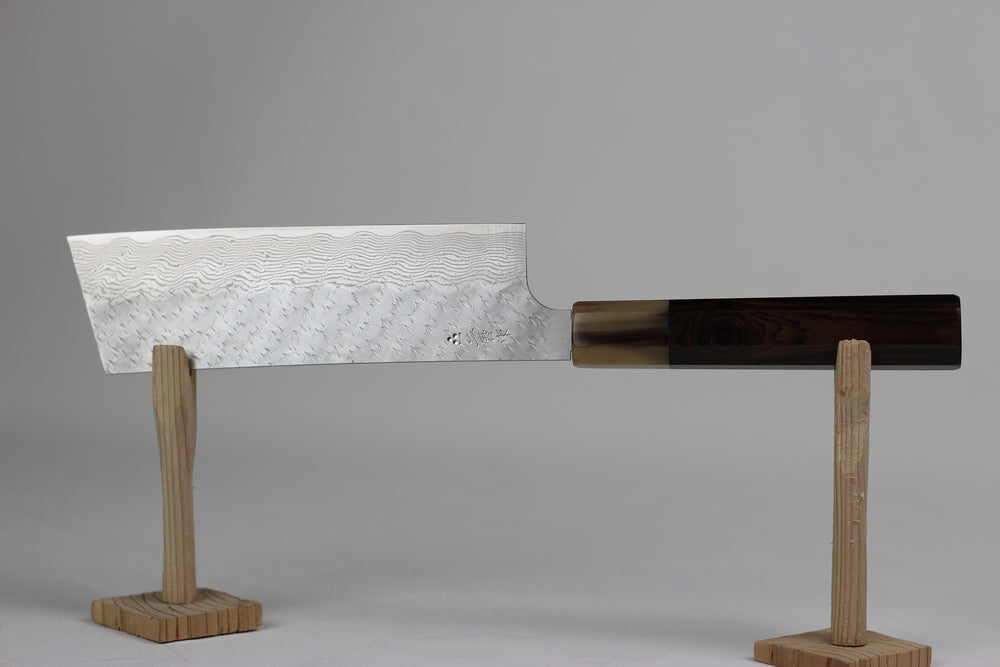 Nigara Hamono SPG STRIX Tsuchime Nakiri knife 170mm