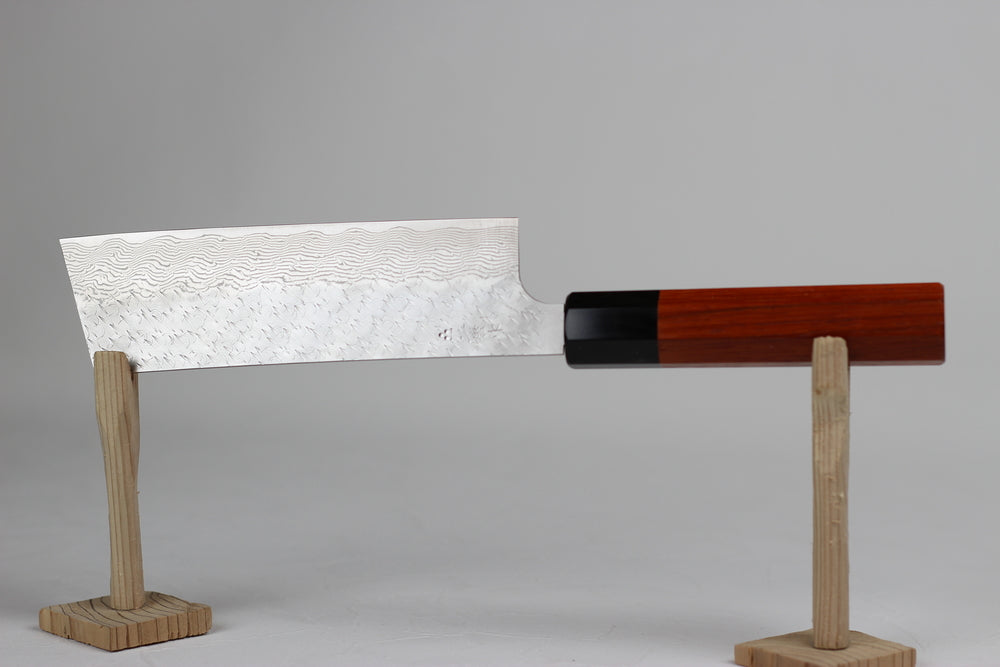 Nigara Hamono SPG STRIX Tsuchime Nakiri knife 170mm