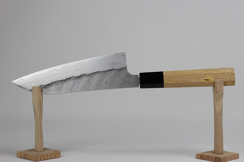 Nigara Hamono SPG STRIX Tsuchime Santoku knife 165mm