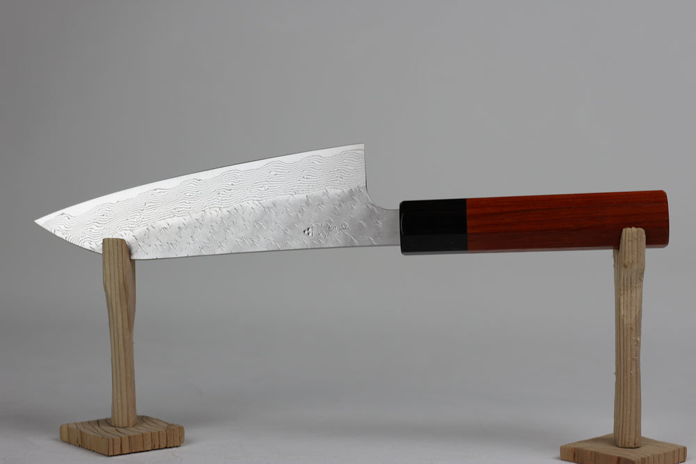 Nigara Hamono SPG STRIX Tsuchime Santoku knife 165mm