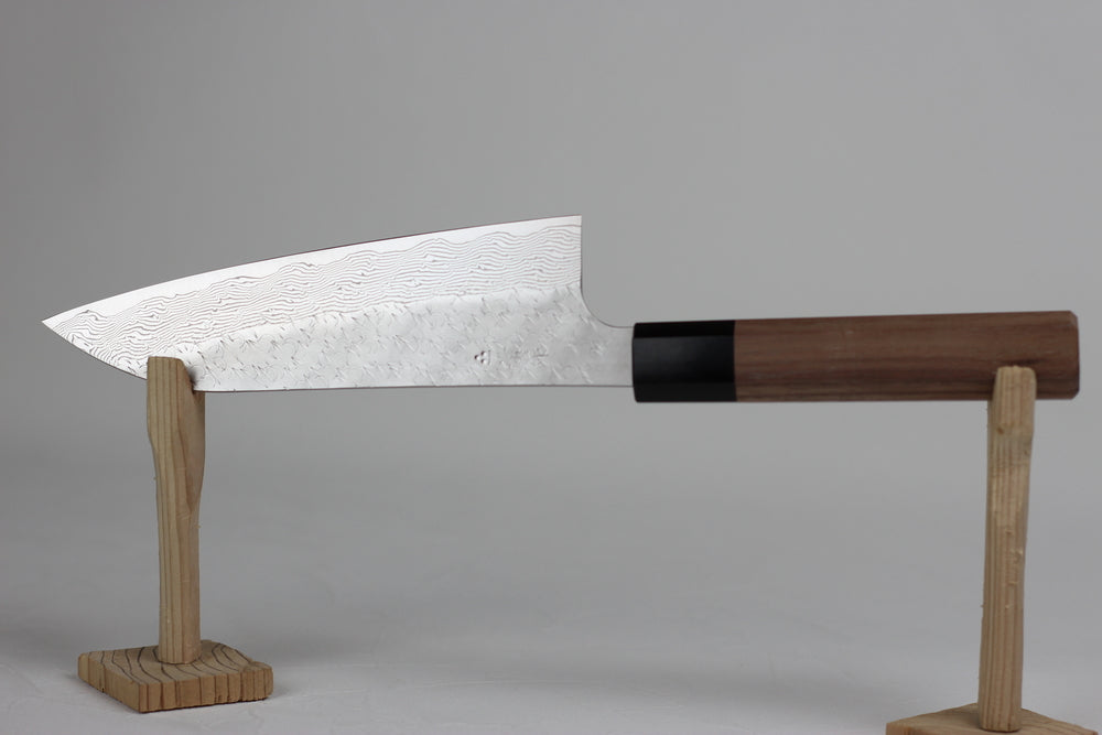 Nigara Hamono SPG STRIX Tsuchime Santoku knife 165mm