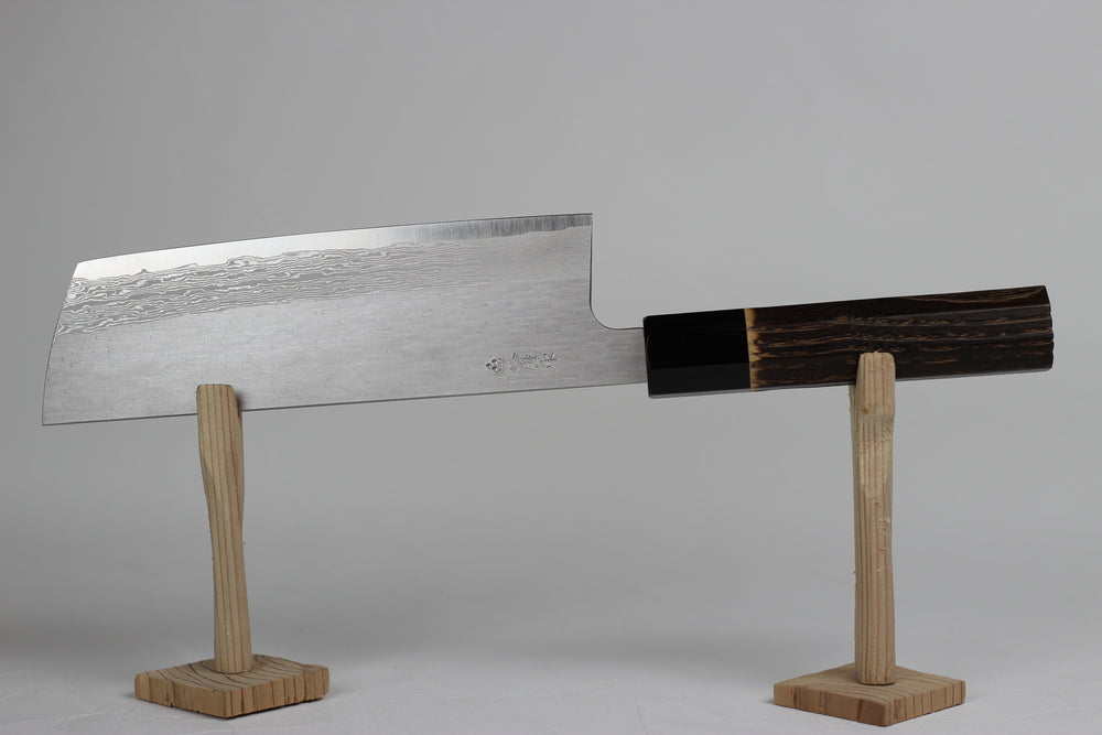 Nigara Hamono VG XEOS Tsuchime Nakiri knife 165mm