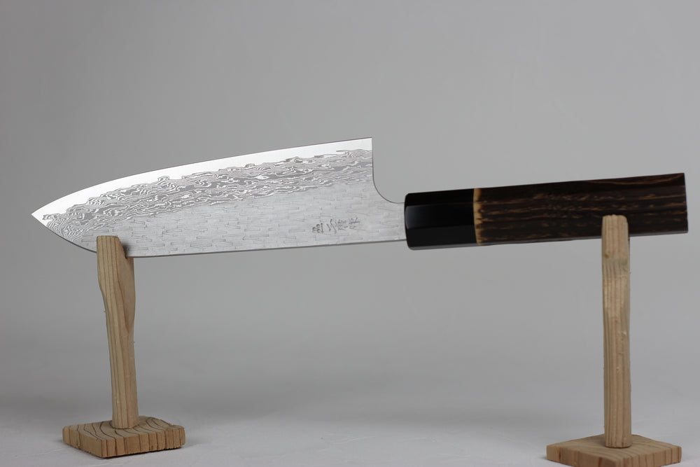 Nigara Hamono VG XEOS Tsuchime Santoku knife 170mm