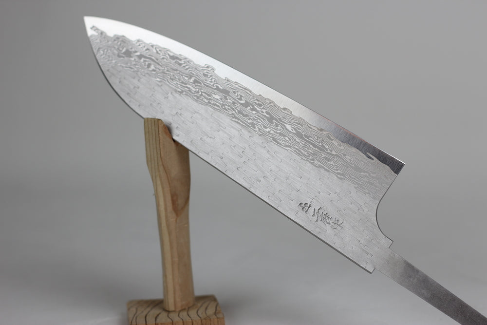Nigara Hamono VG XEOS Tsuchime Santoku knife 170mm