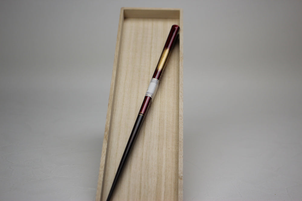 Luxurious Japanese chopsticks Gold Red & Silver Black Dishwash safe 23 cm