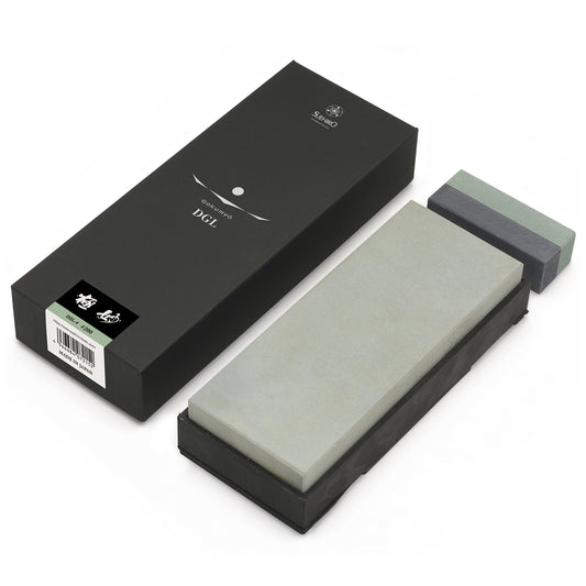 Suehiro Gokumyo DGL-4 grit #200 Coarse Medium grit, Splash & Go Whetstone with combo Nagura stone (GTSF-2)