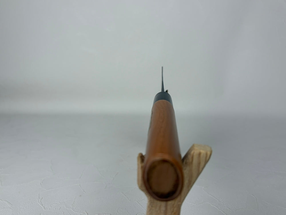 Fukamizu Blue steel 2 Nakiri knife vegetable cutting Kurouchi knife Sakura wood handle