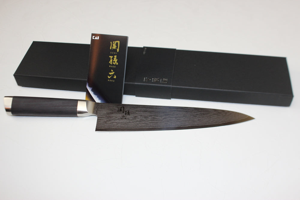 KAI Seki Magoroku Damascus AE5205 Chef's knife 210 mm Gyuto VG-10 core