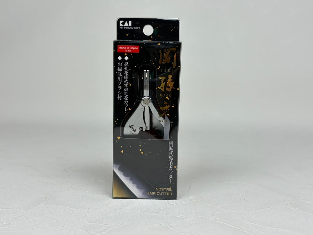 Seki Magoroku HC-3513 Manual Nose Hair Trimmer Stainless Battery Free