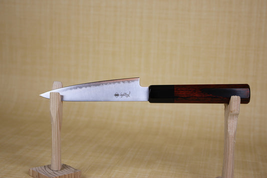 Kanjo Aogami super Petty knife 120 mm Japanese Handle Red