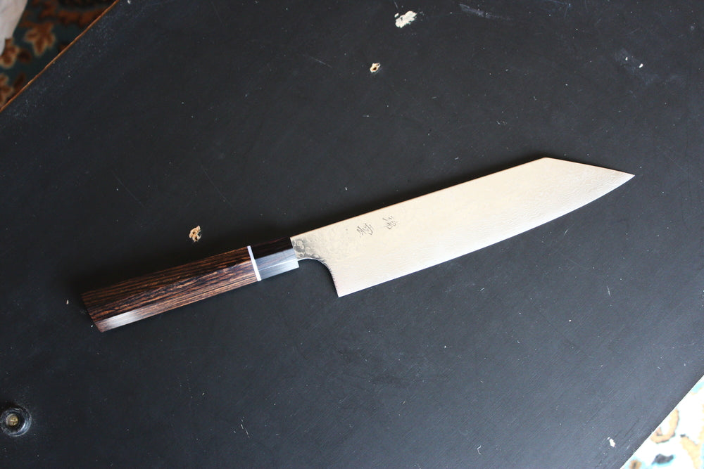 Seki Kanetsugu Zuiun SG2/R2 powder steel chef knife 210 mm 64 damascus USA