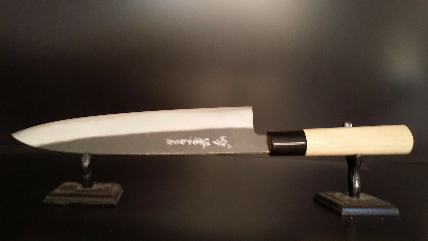 Goh Yoshihiro 240 mm Kurouchi chef's knife white 2 steel with Saya cover US stock