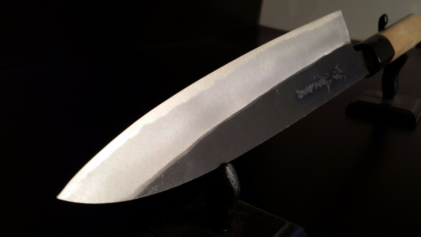 Goh Yoshihiro 240 mm Kurouchi chef's knife white 2 steel with Saya cover US stock