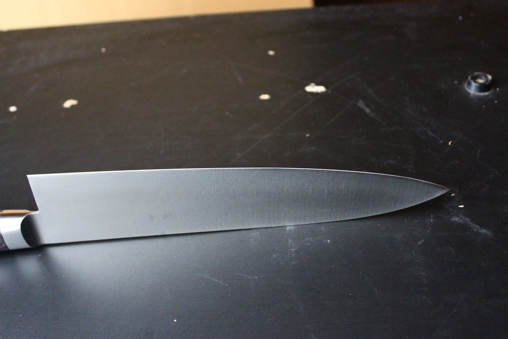 Fujiwara Kanefusa 240 mm Molybdenum steel Gyuto Chef knife Black Handle US stock