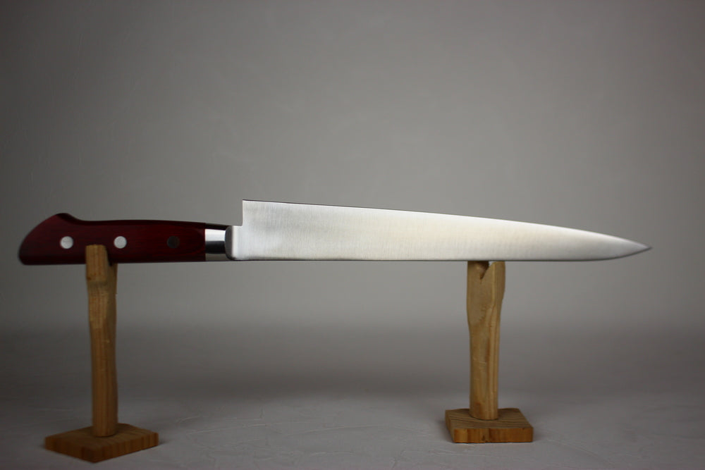 Seki Souma 240 mm Molybdenum steel Sujihiki Slicer  knife Red Handle US stock