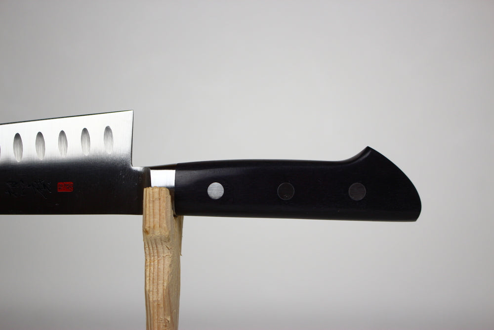 Seki Souma Molybdenum steel Hollow Gyuto chef knife 210 mm Black handle US stock