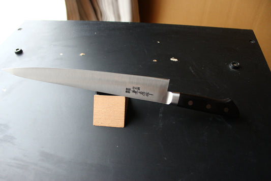 Fujiwara Kanefusa SK4 carbon steel Slicer knife 270 mm Black Handle US stock