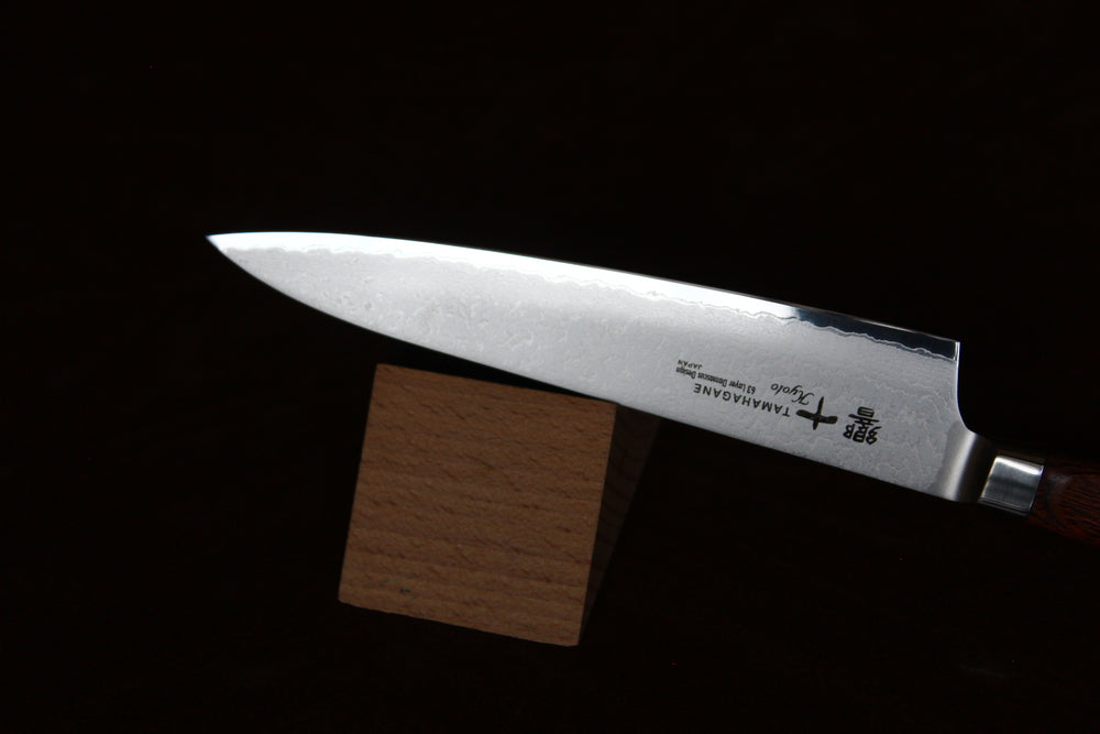 Kyoto Tamahagane 63 layer Damascus Molybdenum steel Petty knife 150 mm US stock