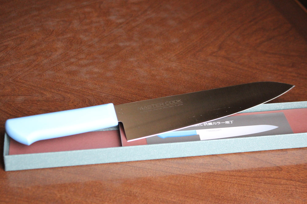 Kataoka MASTER COOK MCGK210M Chef's knife 21cm Antibacterial Handle Blue US stock