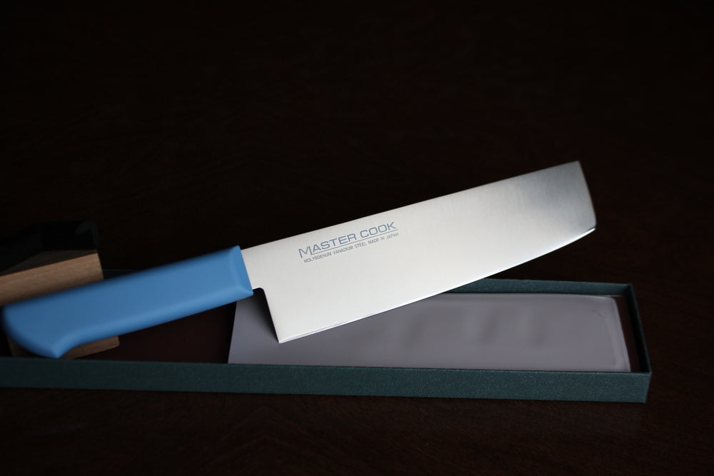 Kataoka MASTER COOK MCNK180M Nakiri knife 18cm Antibacterial Handle Blue US stock