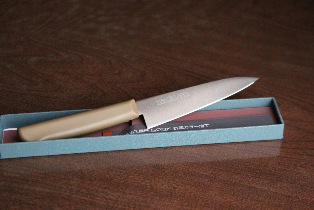 Kataoka MASTER COOK MCPK120B Petty knife 12cm Antibacterial Handle Brown US stock