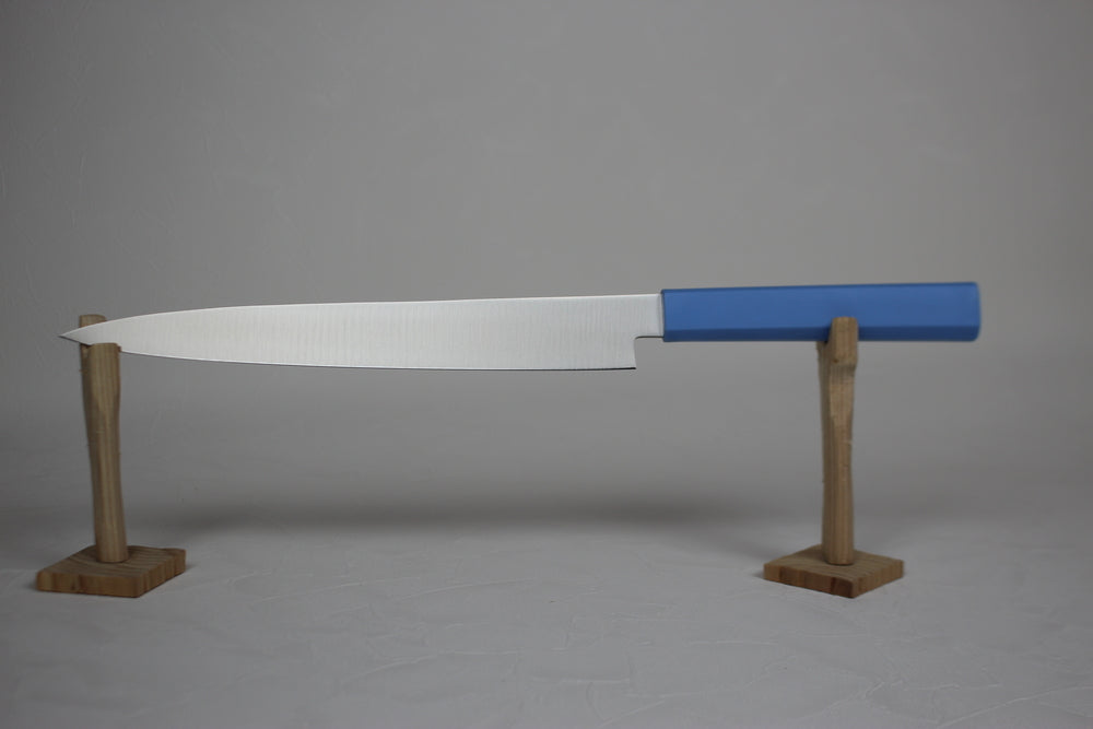 Kataoka MASTER COOK 24cm Premium Yanagiba Knife with Antibacterial Blue Handle US stock