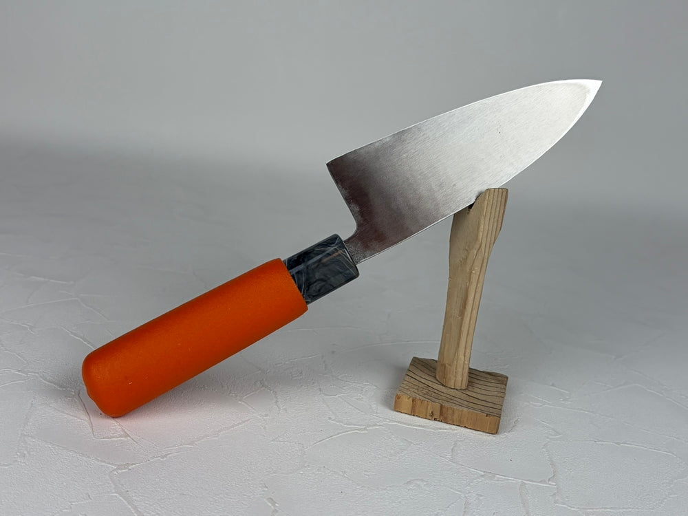 Mikihisa VG10 San-mai Deba Knife 120mm Right Handed Hinoki PVC Handle