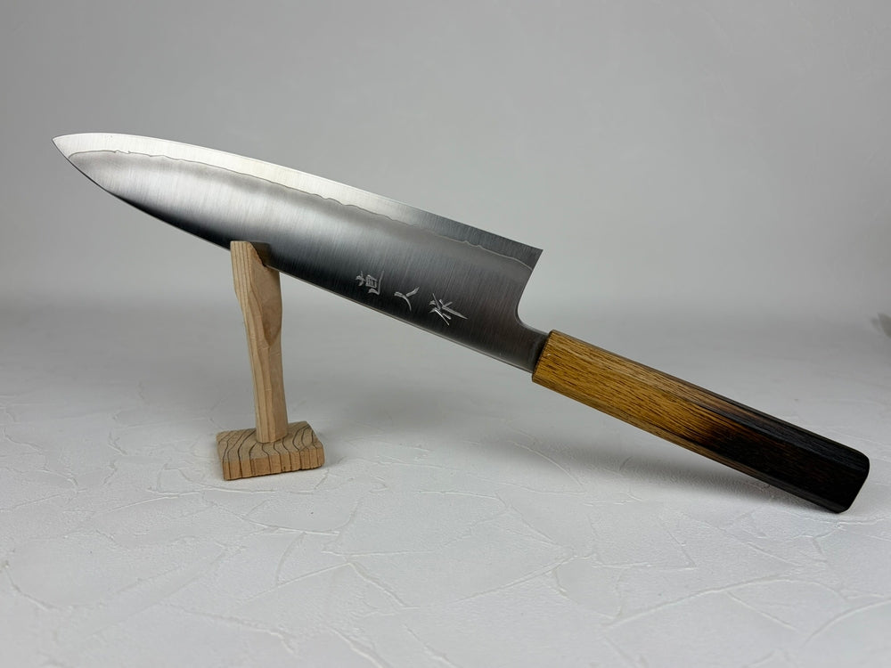Myojin Naohito COSP Gyuto 230mm Cobalt Special Steel Oak Lacquer Handle