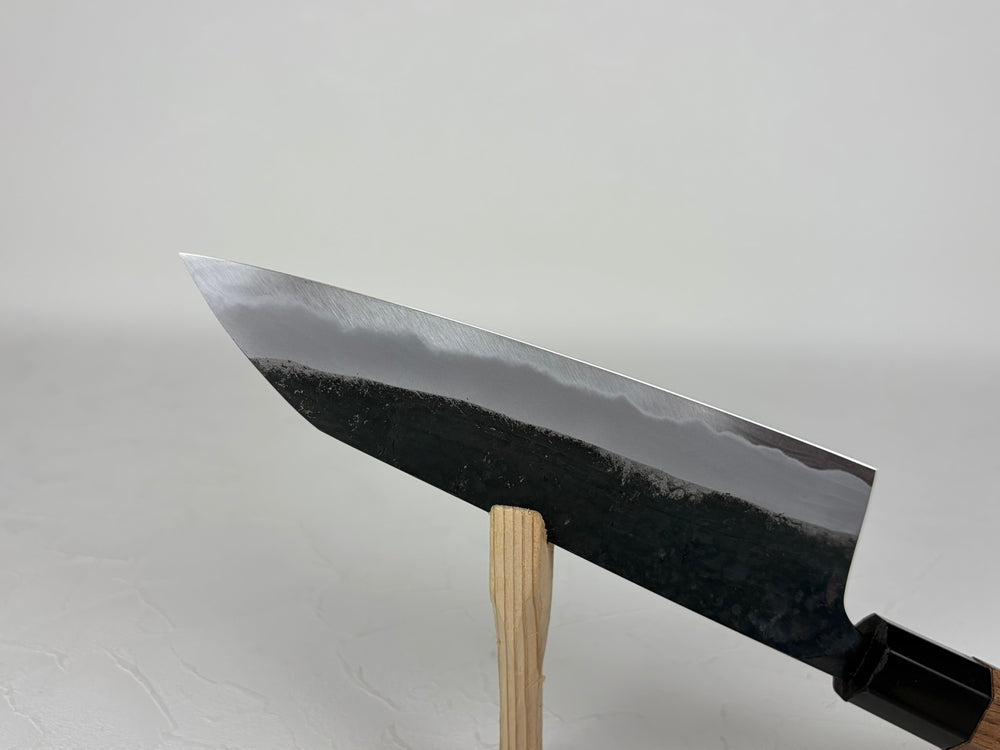 Nishida Daisuke Kurouchi Gyuto 165mm White Steel 1 Walnut Octagonal Handle